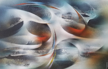 Jungle 1966 24x16 Original Painting - Leonardo Nierman Jungle 1966 24x16 Original Painting - Leonardo Nierman