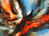 Magic Fire 37x49 Original Painting by Leonardo Nierman - 0