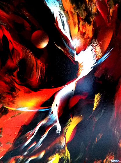 Profecia 1979 38x30 Original Painting by Leonardo Nierman Profecia 1979 38x30 Original Painting by Leonardo Nierman