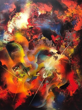 Sound of Color - Stravinsky 1976 Limited Edition Print - Leonardo Nierman