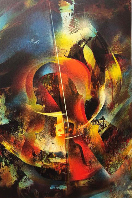 Sound of Color: Debussy Limited Edition Print by Leonardo Nierman