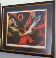 Poems of Fire I AP Limited Edition Print by Leonardo Nierman - 1 Poems of Fire I AP Limited Edition Print by Leonardo Nierman - 1