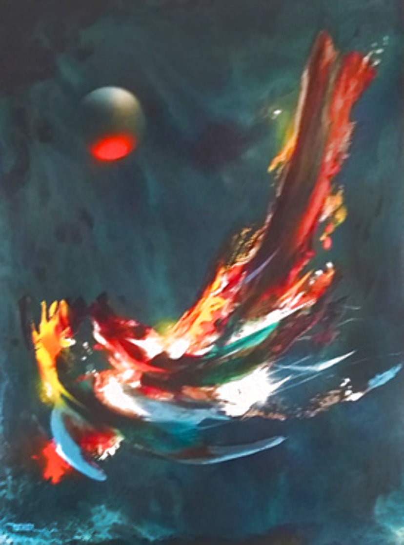 Comet 38x30 Original Painting by Leonardo Nierman Comet 38x30 Original Painting by Leonardo Nierman