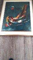 Comet 38x30 Original Painting by Leonardo Nierman - 3 Comet 38x30 Original Painting by Leonardo Nierman - 3