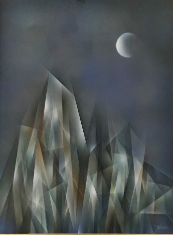 Crystal Mountain 49x41 - Huge Original Painting - Leonardo Nierman