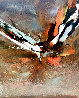 Bird of Paradise 1960 31x18 Original Painting by Leonardo Nierman - 0