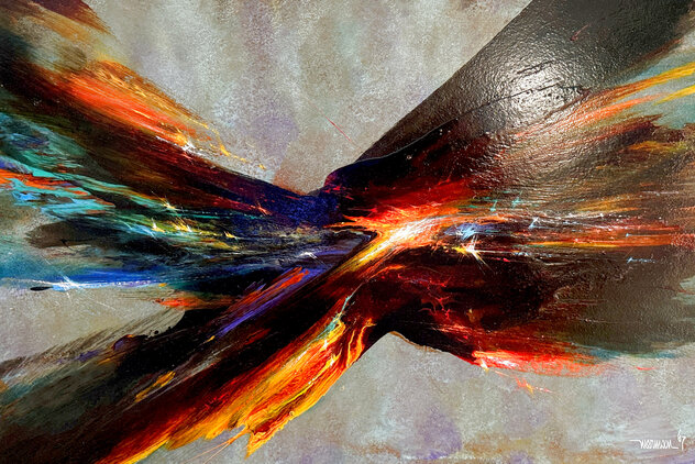 絵画 SCALEMAN Eclipse 40x53 by Leonardo Nierman - For Sale on Art Brokerage