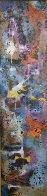 Gravity 1960 32x8 Original Painting by Leonardo Nierman - 0 Gravity 1960 32x8 Original Painting by Leonardo Nierman - 0