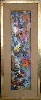 Gravity 1960 32x8 Original Painting by Leonardo Nierman - 1 Gravity 1960 32x8 Original Painting by Leonardo Nierman - 1