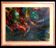 Momento De Vuelo, Moment of Flight 1965 32x40 Super Huge Original Painting by Leonardo Nierman - 1 Momento De Vuelo, Moment of Flight 1965 32x40 Super Huge Original Painting by Leonardo Nierman - 1