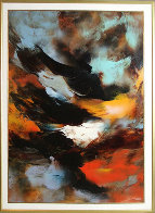 Prophesy 1980 54x41 Huge Original Painting by Leonardo Nierman - 1 Prophesy 1980 54x41 Huge Original Painting by Leonardo Nierman - 1
