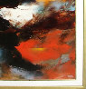 Prophesy 1980 54x41 Huge Original Painting by Leonardo Nierman - 2