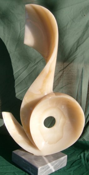 Untitled Onyx Sculpture Unique 33 in Sculpture by Leonardo Nierman Untitled Onyx Sculpture Unique 33 in Sculpture by Leonardo Nierman