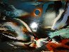 Eclipse 40x53 Original Painting by Leonardo Nierman - 0