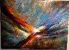 Cosmic Wind 1970 37x49 Original Painting by Leonardo Nierman - 2 Cosmic Wind 1970 37x49 Original Painting by Leonardo Nierman - 2