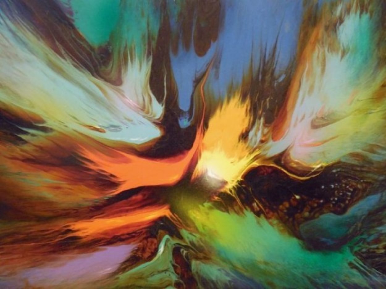 Genesis 24x32 Huge Original Painting by Leonardo Nierman Genesis 24x32 Huge Original Painting by Leonardo Nierman