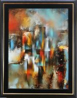 Refracting Light 38x30 Original Painting by Leonardo Nierman - 1 Refracting Light 38x30 Original Painting by Leonardo Nierman - 1