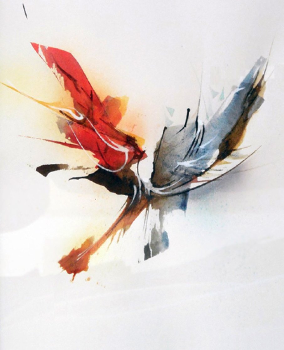 Dynamic Watercolor 21x17 Watercolor by Leonardo Nierman Dynamic Watercolor 21x17 Watercolor by Leonardo Nierman