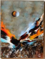 Bird of Paradise 39x31 Original Painting by Leonardo Nierman - 1 Bird of Paradise 39x31 Original Painting by Leonardo Nierman - 1