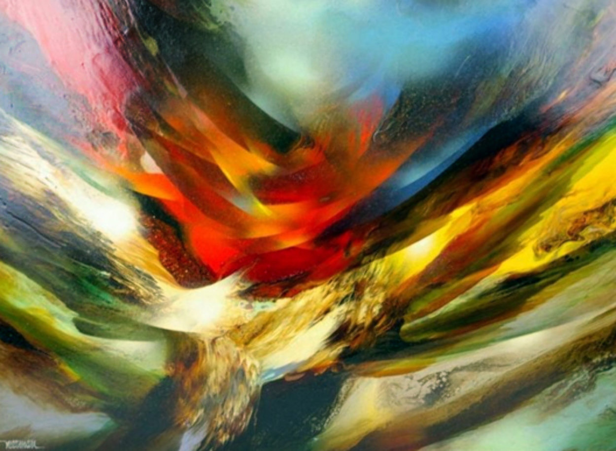 Solar Flare 25x32 by Leonardo Nierman