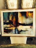 Abstract Eagle 37x27 Original Painting by Leonardo Nierman - 1 Abstract Eagle 37x27 Original Painting by Leonardo Nierman - 1