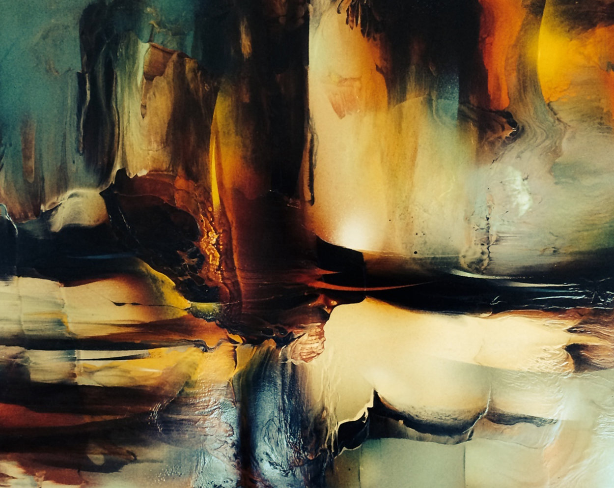 Abstract Eagle 37x27 Original Painting by Leonardo Nierman Abstract Eagle 37x27 Original Painting by Leonardo Nierman