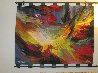 Birth of the Sun Wool Unique Tapestry 1972 56x76 Tapestry by Leonardo Nierman - 1
