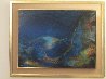 Storm At Sea 1968 39x31 Original Painting by Leonardo Nierman - 1 Storm At Sea 1968 39x31 Original Painting by Leonardo Nierman - 1