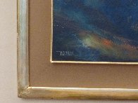 Storm At Sea 1968 39x31 Original Painting by Leonardo Nierman - 2 Storm At Sea 1968 39x31 Original Painting by Leonardo Nierman - 2