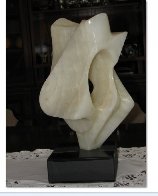Enigma White Onyx Sculpture 1974 Sculpture by Leonardo Nierman - 5 Enigma White Onyx Sculpture 1974 Sculpture by Leonardo Nierman - 5