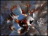 Cosmic Wind 35x48 Original Painting by Leonardo Nierman - 0 Cosmic Wind 35x48 Original Painting by Leonardo Nierman - 0