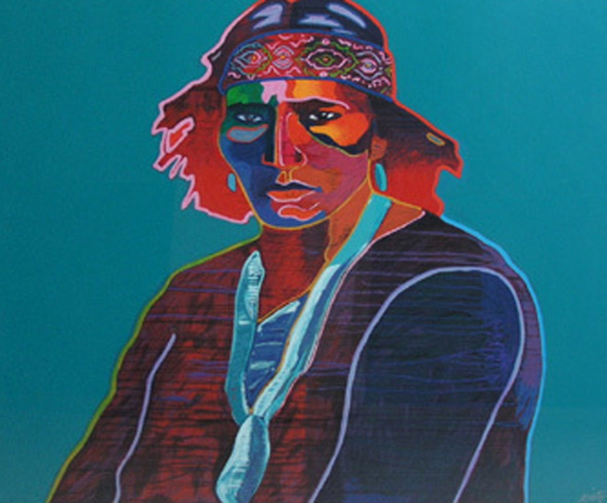 Navajo AP 1995 Limited Edition Print by John Nieto Navajo AP 1995 Limited Edition Print by John Nieto
