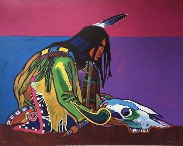 Prayer For the Return of the Buffalo 1998 Limited Edition Print - John Nieto Prayer For the Return of the Buffalo 1998 Limited Edition Print - John Nieto