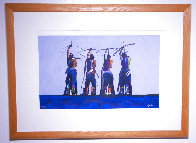 Leather Bound Folio of 30 Serigraphs, Six Signed and Framed 1996 Limited Edition Print by John Nieto - 4 Leather Bound Folio of 30 Serigraphs, Six Signed and Framed 1996 Limited Edition Print by John Nieto - 4