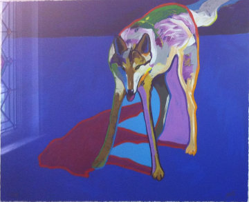 Wolf 1999 Embellished Limited Edition Print - John Nieto Wolf 1999 Embellished Limited Edition Print - John Nieto