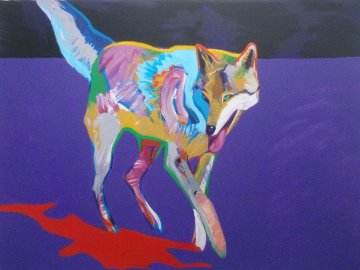 Wolf on the Prowl Limited Edition Print - John Nieto Wolf on the Prowl Limited Edition Print - John Nieto
