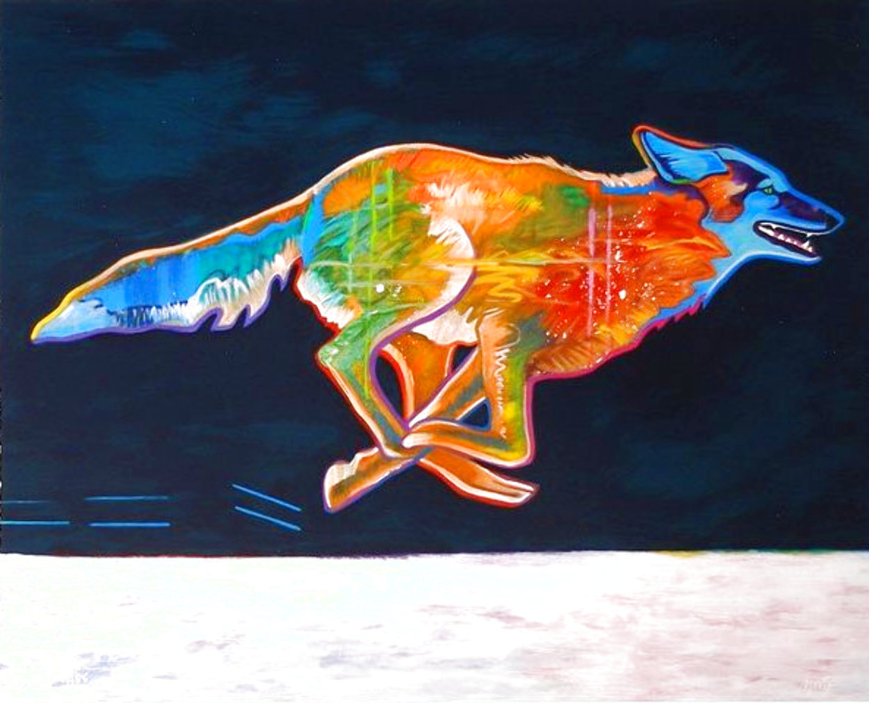 Higher (Coyote) 2002 Limited Edition Print by John Nieto