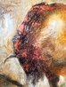 Petroglyph 1997 72x48 - Acrylic on Canvas - Huge Mural Size Original Painting by Michael Nisperos - 3