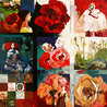 Garden Party - Framed Embellished Giclee on Canvas - Huge Limited Edition Print by Patricia Nix - 0 Garden Party - Framed Embellished Giclee on Canvas - Huge Limited Edition Print by Patricia Nix - 0