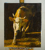 Cow 2014 47x39  - Huge Original Painting by Robert Nizamov - 1
