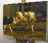 Calves 2019 41x57 - Huge Original Painting by Robert Nizamov - 1