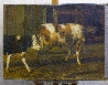 Calves 2019 41x57 - Huge Original Painting by Robert Nizamov - 2