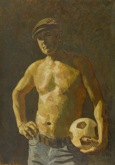 Footballer 2018 59x41 Super Huge Original Painting - Robert Nizamov Footballer 2018 59x41 Super Huge Original Painting - Robert Nizamov
