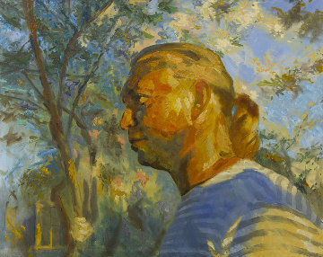 Portrait 2019 41x51 Original Painting - Robert Nizamov Portrait 2019 41x51 Original Painting - Robert Nizamov