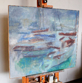 Regatta II 2014 39x47 Super Huge Original Painting - Robert Nizamov Regatta II 2014 39x47 Super Huge Original Painting - Robert Nizamov