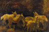Goats 1 2015 41x62 - Huge Original Painting by Robert Nizamov - 0
