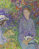 In the Garden 1995 31x25 Original Painting by Robert Nizamov - 0