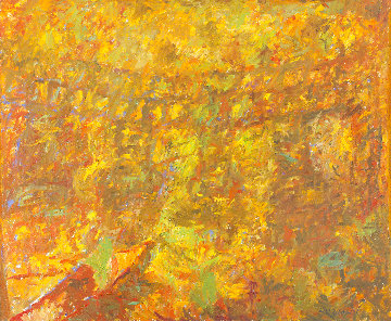 Bridge 1997 33x38 Original Painting - Robert Nizamov Bridge 1997 33x38 Original Painting - Robert Nizamov