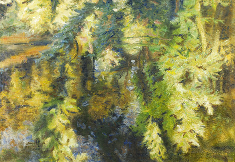 Pond 2020 42x61 - Huge Original Painting - Robert Nizamov