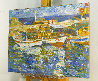 Boats 2010 38x51 Huge Original Painting by Robert Nizamov - 4